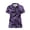Spider web Bat, variant on FUIALDOLG Soft Golf Shirt, Purple Gothic Halloween Print Polyester Moisture Wicking Quick Dry Polo Shirts for Outdoor Tennis Hiking