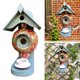 thumbnail image 5 of Colibrí pájaros Comedero de pájaros Decoración de pájaro Mascota Colgando Pared pájaro jardín Exterior Patio Rojo Gloria casas de aves, 5 of 7