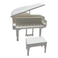 thumbnail image 1 of Mini Piano Baoblaze para casa de muñecas con adornos de taburete 1/6 1/12 modelo de instrumento Musical, 1 of 8