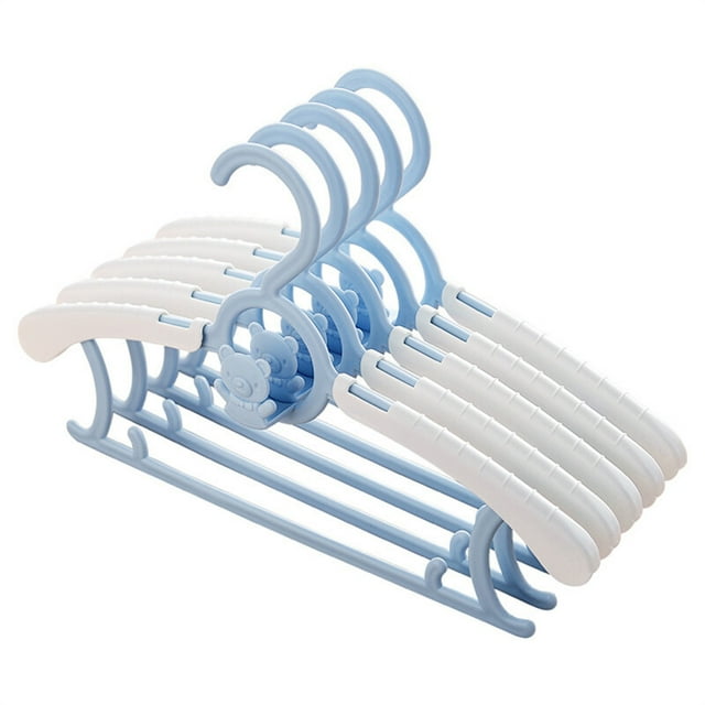 Under 10 Home Textile Storage 5 Hangers for Children'S Clothes, Increasing, Space Saving, Non-Slip, for Babies