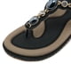 thumbnail image 5 of Sandalias casuales con chanclas cómodas bohemias para viajes en la playa o la piscina, 5 of 8