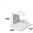 thumbnail image 3 of LazBlinds Faux Wood Blinds Accessory Set - 1 Pair of Mounting Metal Brackets, 1 Middle Lifting Bracket, 12Pcs Expansion Tubes and Screws, 2Pcs Plastic Clips, 3 of 3