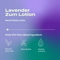 thumbnail image 2 of Zum by Indigo Wild Hand & Body Lotion - Natural Hand Lotion for Dry Hands - Body Lotion for Women & Men - Body Moisturizers Include Shea Butter, Jojoba Oil & More - Lavender - 6 fl oz, 2 of 7