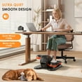 thumbnail image 6 of PROHIKER Under Desk Elliptical Machine, Electric Seated Pedal Exerciser Ellipse Leg Exerciser with Remote Control, LCD Display and 12 Adjustable Speeds, Leg Exerciser While Sitting for Seniors, Black, 6 of 9