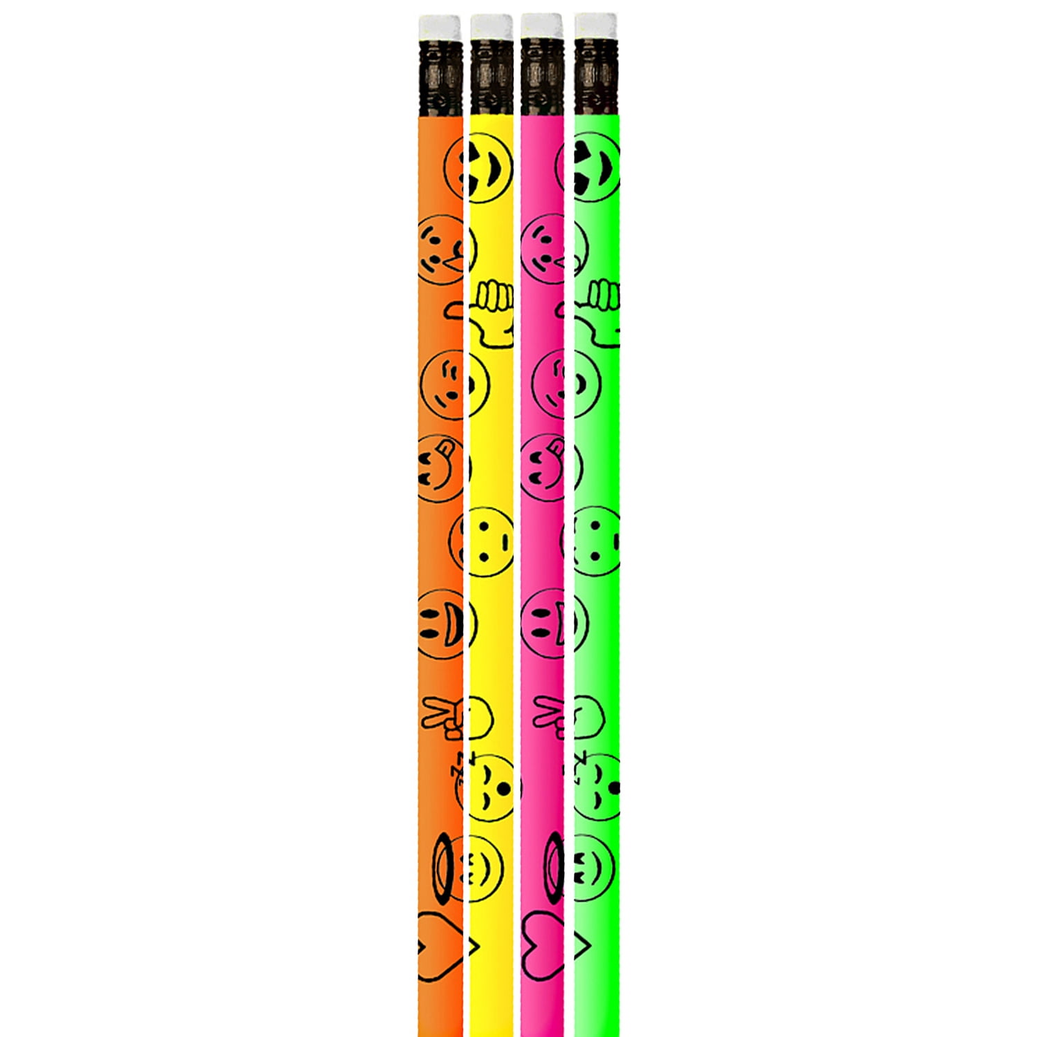 Musgrave Pencil Company Everyday Emojis Pencil, 12 Per Pack, 12 Packs