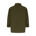 thumbnail image 4 of GUACER Blouses for Women 3/4 Sleeve Corduroy Button Down Shirts Relaxed Fit Collared Top for Fall Casual Wear, 4 of 8