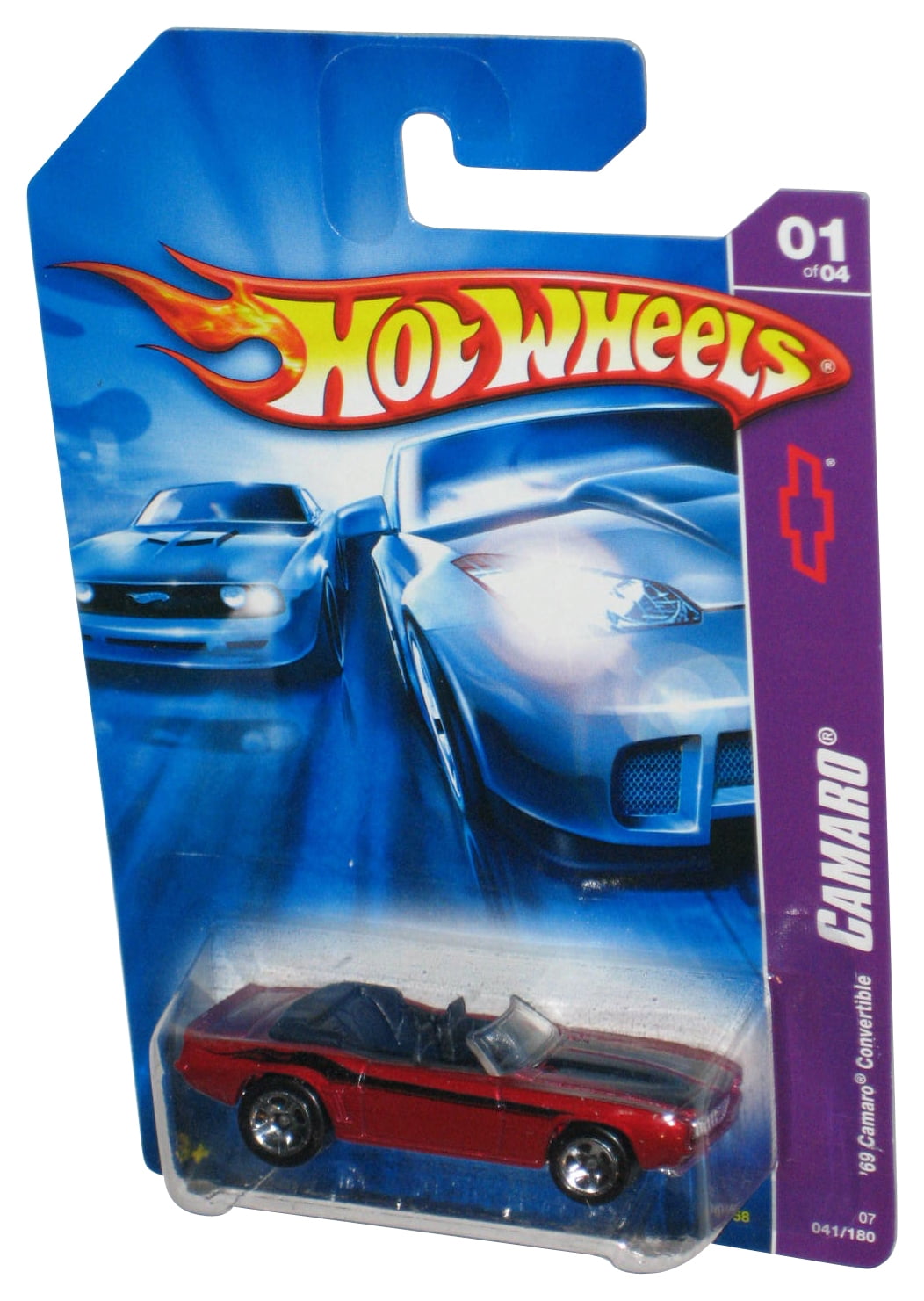 Hot Wheels 2008 All Stars Purple '65 Chevy Impala Toy Car 058/196