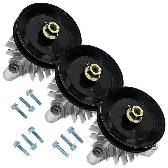 8TEN Spindle Assembly for Husqvarna 532173436 532137152 44 46 50 inch 3 Pack 810-CSP2429N