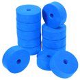 thumbnail image 1 of ELAYARD 12 Pcs Tampons de Cymbale en Feutre Bleu Multifonctionnels Rondelles Durables pour Réduction et Protection du Bruit, 1 of 7