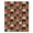 Orange, Pattern 5, variant on ODIKA 4'x6' Machine Washable Non-Slip Area Rug, Geometric Terracotta High Traffic Rug, Orange, 1000794