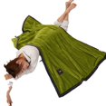 thumbnail image 1 of Manta polar de coral, manta para la siesta en la oficina, manta de franela gruesa para aire acondicionado, manta pequeña, 1 of 4