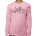 thumbnail image 2 of Skyline Birmingham Alabama Long Sleeve Shirt Unisex 2X-Large Pink, 2 of 5