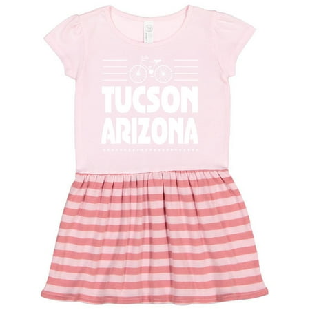 

Inktastic Tucson Arizona Biking Gift Toddler Girl Dress