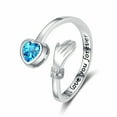 thumbnail image 3 of Love Hug Hands Diamond-studded Ring Female, 3 of 4