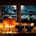 thumbnail image 3 of Mom's Best Letreros de mesa de Halloween de murciélagos negros de resina, 3 of 6