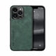 thumbnail image 1 of Funda de cuero magnética con tacto de piel para iPhone 15 Pro, 1 of 5