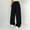 Black, variant on JJHGVB Palazzo Pants High Waisted Pants High Waisted Side Pocket Straight Leg Work Pants Women's Fashionable High Waist Zipper Casual Pants Suit Pants Wide Leg Pants Woman Flowy Pants Black L