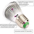 thumbnail image 4 of [4 piezas] Led Grow Light 10w E27 Grow Light, Full Spectrum Grow Light Grow Light, Object Light, Garden Greenhouse,11 Feliz Sencillez, 4 of 5