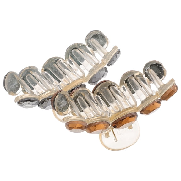 SOPOTUTU 2pcs Mini Hair Clips for Women with Rhinestone Versatile Use for Weddings