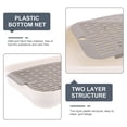 thumbnail image 3 of Minkissy 2Set Small Animal Litter Box for Rats Grey Color Rectangular Shape Washable, 3 of 8