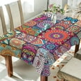 thumbnail image 4 of 54"x72" Mexican Talavera Tablecloth, Waterproof Washable Polyester Square Table Cover, Durable Tablecloth for Kitchen Dining Table Party Decor, 4 of 7