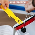 thumbnail image 4 of OSALADI Yellow Plastic Paint Stirring Stick - Manual Mixing Tool for Home Use, 11.02 Inch Paint Mixer Blending for Home Finishing Tool, 4 of 8