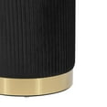thumbnail image 2 of TOV Furniture Zoe Black Velvet Storage Ottoman, 2 of 8