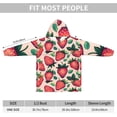 thumbnail image 3 of Moderong Oversized Blanket Hoodie for Women,Birthday Gifts for Teen Girls Sweatshirt Sweater Blanket with Pocket, 3 of 6
