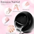thumbnail image 4 of BORN PRETTY 60/30ml extensión de gelatina dura esmalte de uñas uñas francesas desnudo rosa blanco claro suministros de uñas Gel para extensión, 4 of 5
