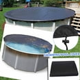 thumbnail image 1 of Couverture de Piscine Ronde 360x360x20cm, Tissu 210D Durable, Utilisation Extérieure, Résistant aux UV, Résistant aux Intempéries, Design Robuste, Protection Toutes Saisons, pour Piscines hors Sol, Sécurité Piscine Akmoler, 1 of 9
