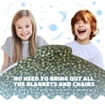 thumbnail image 4 of Air Tent Skywin Fort Large Camo Stars con suelo para niños, 4 of 6