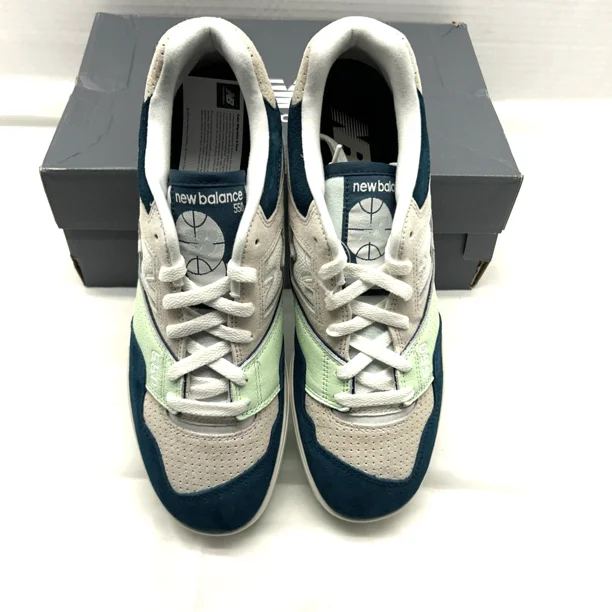 New Balance 550 Green Grey BB550FLV Basketball Court Sneaker Men SZ 12 NEW
