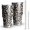 Black and Beige Leopard Print, variant on Black and Beige Leopard Print Tumbler 1 Pack, Vacuum Insulated Reusable Thermal Tumbler Sweat-free Exterior Gifts Ideas for Birthday Holiday Party