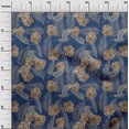 thumbnail image 3 of oneOone Cotton Poplin Twill Medium Blue Fabric Tropical Sewing Fabric By The Yard Printed Diy Clothing Sewing Supplies 56 Inch Wide, 3 of 4