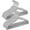 Gray hanger, variant on Flocking Non-Slip Clothes Hangers, Suit Hangers with Shoulder Notches, Pants Bar, 360° Swivel Hook, Space-Saving, for Closet