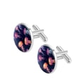 thumbnail image 2 of Jellyfish Stylish Dress Shirt Cufflinks Set Made of Stainless Steel for Formal Occasions, 2 of 6