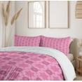 thumbnail image 6 of Ambesonne Abstract Duvet Cover Sets, Royal Flower Ornaments, 2-King, Pink Pale Pink, 6 of 7