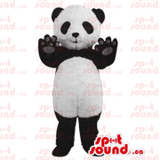 Customised Toddler Cute Panda Bear Plush Animal SPOTSOUND Mascot - Mascot of pandas