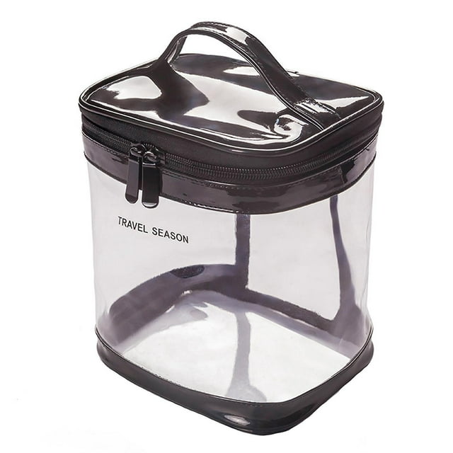 Bolsa de almacenamiento de cosméticos HUOGUO, transparente, impermeable, grande