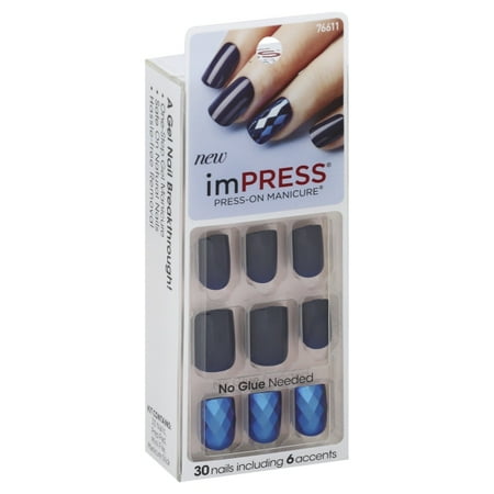 nails press short impress length manicure kiss dialog displays option button additional opens zoom walmart