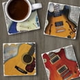 thumbnail image 5 of Thirstystone "Guitar Legends" 4-Pack Tumbled Tile Coasters, 5 of 7