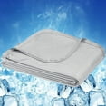 thumbnail image 1 of Cooling Blankets for Hot Sleepers,Queen Size Cooling Throw Blanket,Summer Cool Blanket for Travel/Outdoor Ultra Cold Breathable,Gray, 1 of 6
