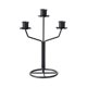 thumbnail image 1 of Candelabro cónico, candelabro de 3 brazos, candelabro de Metal para fiesta, soporte para velas para comedor, día de San Valentín, mantel, boda Negro, 1 of 9