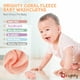 thumbnail image 2 of Toallitas Orighty de microfibra con forro polar coral para bebés, paquete de 50, 2 of 7