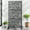 Black-3, variant on 72"x35"x16" Outdoor Privacy Screen with Stand Metal Balcony Decorative Screen,Black