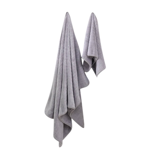 Xihbxyly Juego de Toallas de Baño de Lujo, Tela de Algodón Suave, Alta Absorción, Juego de 2 Toallas, Multiusos para Baño, Gimnasio, Playa, Spa, Ideal para Regalo para Hombres y Mujeres, 1 Toalla de