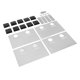 thumbnail image 4 of Kit de pernos de válvula de placa deflectora de cárter de aceite, aleta de goma Universal para reducir el desgaste por fricción para automóviles, 4 of 5