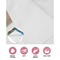 thumbnail image 6 of Abstract Blue Kitchen Dish Towels for Drying Dishes Set of 2, Painting Buildings Geometric Modern Art Waffle Weave Microfiber Hand Tea Bathroom Towels Quick Dry & Absorbent Towel 12x12, 6 of 7