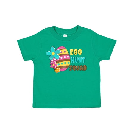 

Inktastic Egg Hunt Squad with Easter Egg Gift Toddler Boy or Toddler Girl T-Shirt