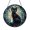 Acrylic 3.5 Inch, variant on Mystical Black Cat with Mandala Patterns Stained Glass Suncatcher Spiritual Window Hanging Sacred Geometry Inspired Cat Decor